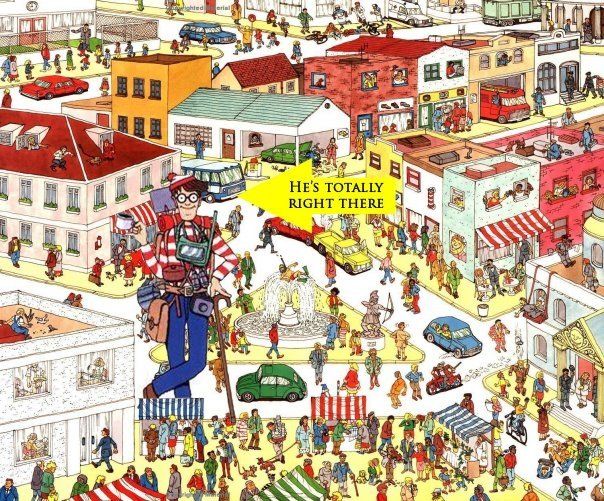 There's Waldo!!! - Even so, it took Neal about 35 minutes to find Waldo.