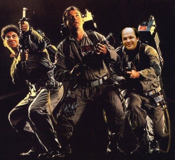 Dan Ack-who? - Now George's come-on, "Hey baby, wanna see my proton pack?" makes sense.