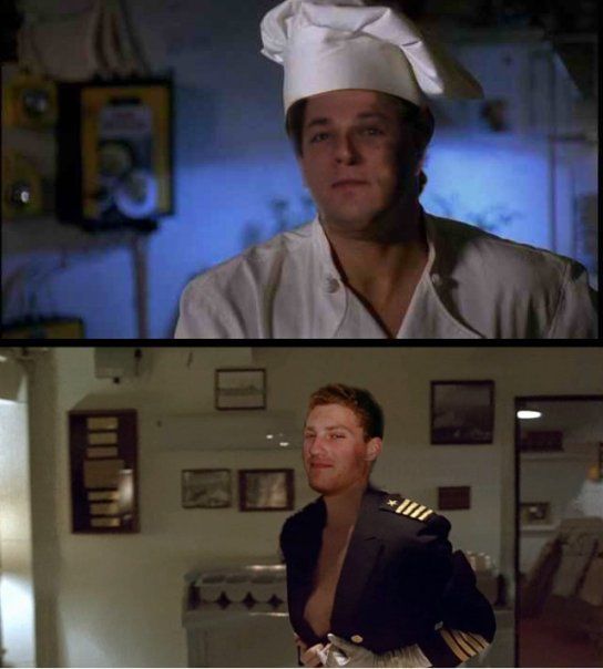 Just a little background... - George and Neal in their respective roles for the blockbuster hit, "Under Siege". Do a search - Neal's picture is all over the internet for this scene.