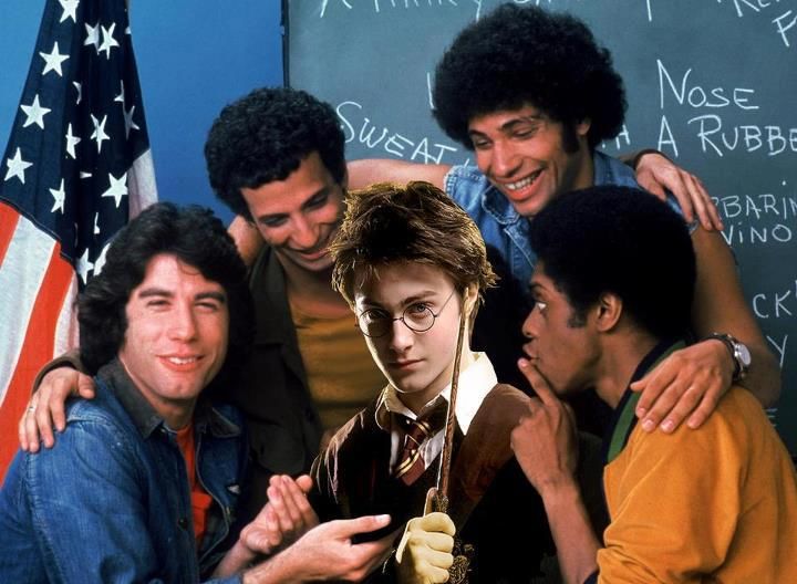 Welcome Back Potter - Above: promotional photograph for "Harry Potter and the Unruly Sweathogs".