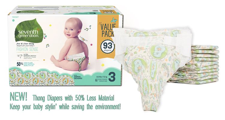 Just a little background... - Seventh Generation was the first company to jump on board with this civilization changing revolution in diaper design.  Less material in the diapers means they're much more environmentally friendly.  Maybe not for your immediate environment, but overall they really helped.